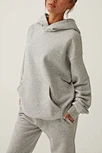 grey hoodie